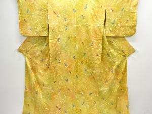 枝の実模様小紋着物